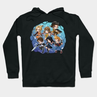 Fanart Final Fantasy 8 Squad Chibis Hoodie